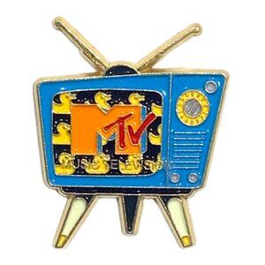 MTV Enamel Pin Music Television Vintage Retro Style NEW 80s 90s Ducks NEW